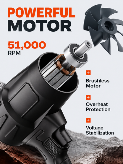Alpha Air™ Pro High-Speed Air Blower