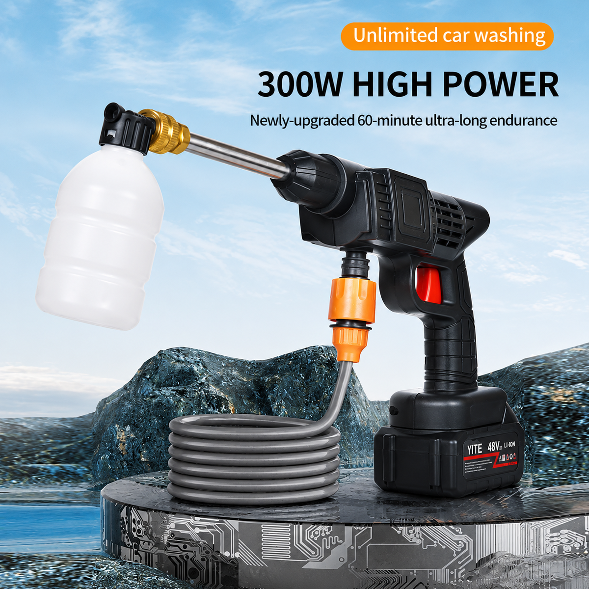 Alpha Washing Gun™ Pro Powerful Pressure Washer