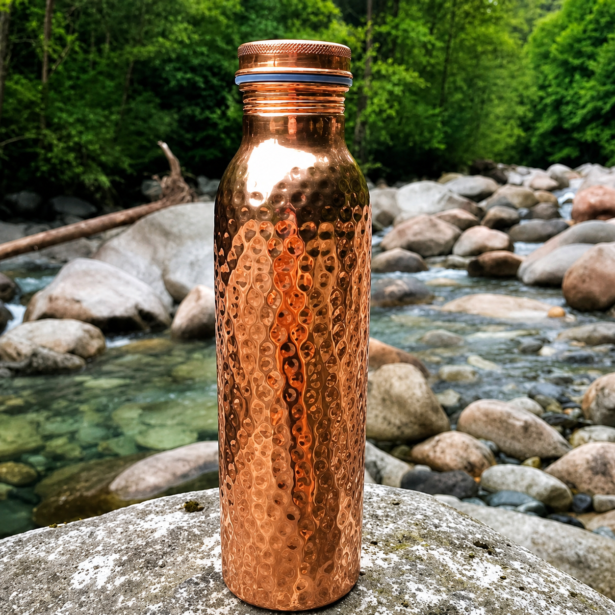 100% Pure Copper Water Bottle