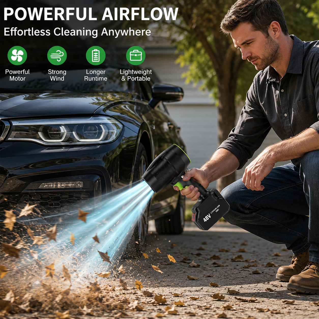 Alpha Air™ Pro High-Speed Air Blower