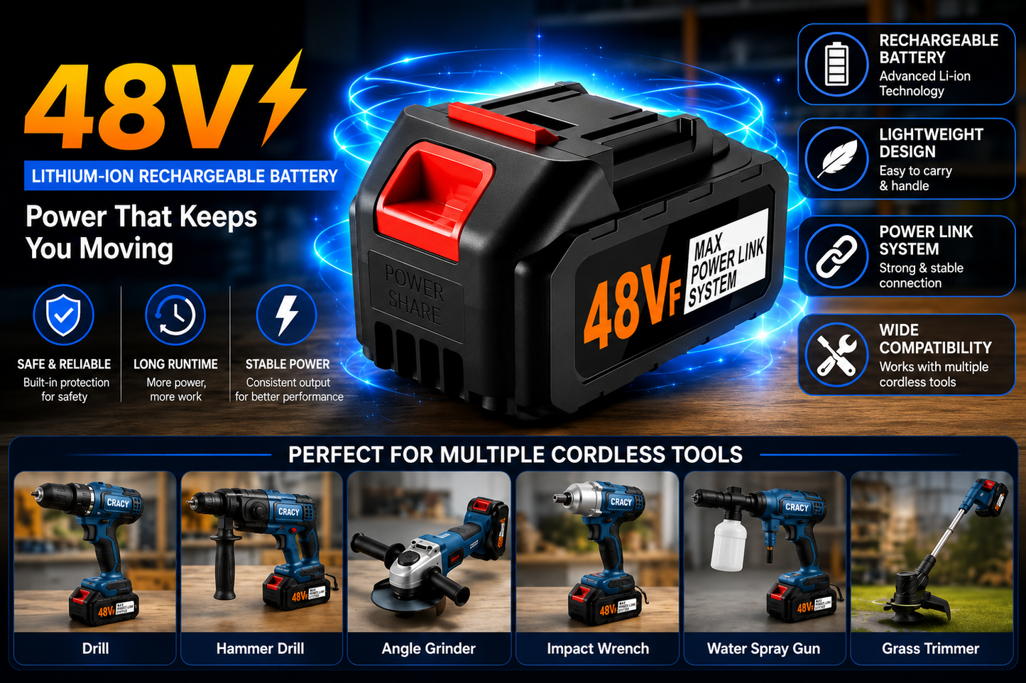 Extra 48V Lithium-Ion Battery