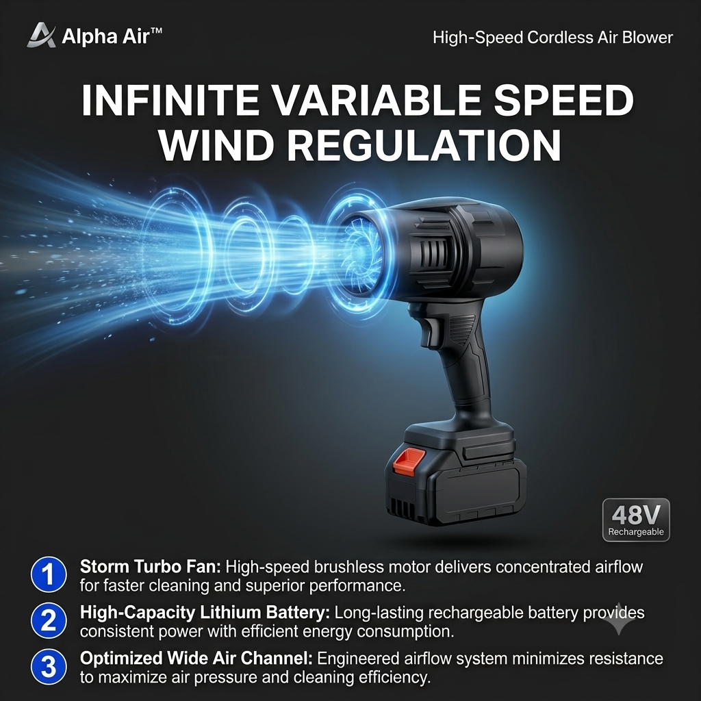 Alpha Air™ Pro High-Speed Air Blower